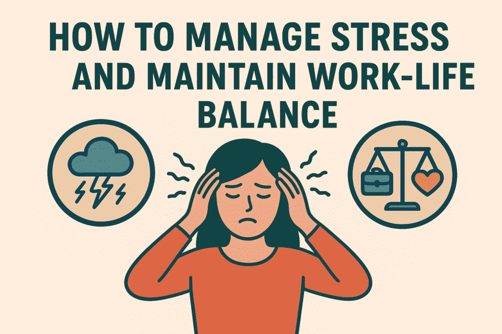 how to manage stress and maintain work life balance