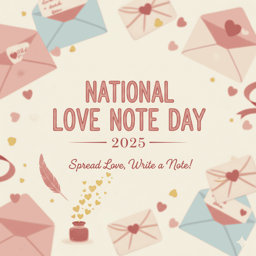 national love note day